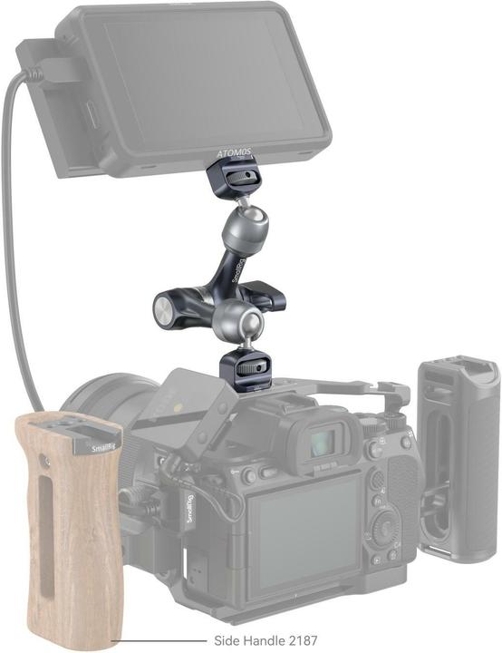 Actual product image SmallRig Rosette Magic Arm (7") with ARRI Locating Screw 4899