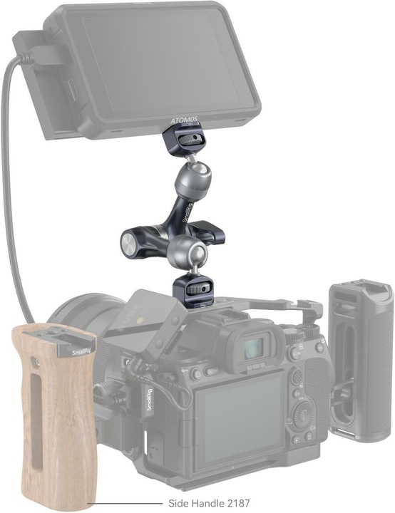 Produktbild SmallRig Rosette Magic Arm (7") with ARRI Locating Screw 4899