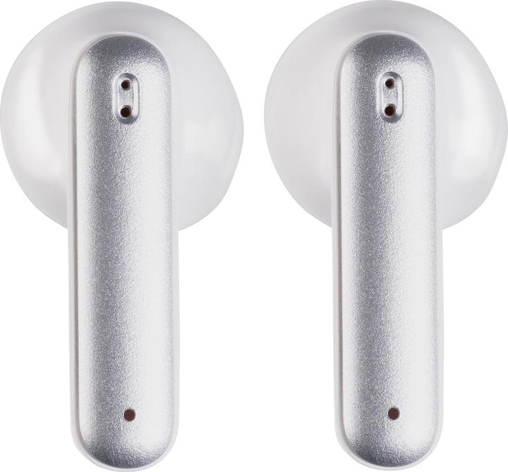 Produktbild Vivanco True Wireless Bluetooth Ohrhoerer, Metal Case, Low Latency Modus, Silber Metallic (180 h, Kabellos)