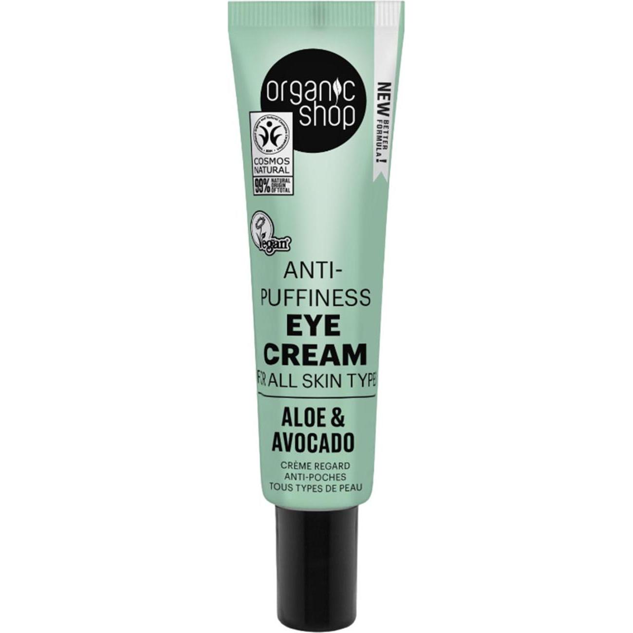 Thumbnail - Organic Shop, Augenpflege, Anti-Schwellungen (Crème, 30 ml, Tag + Nacht)