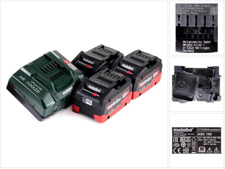 Produktbild Metabo Basis-Set (18 V)