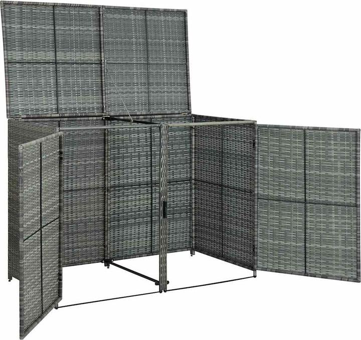 Actual product image vidaXL Mülltonnenbox