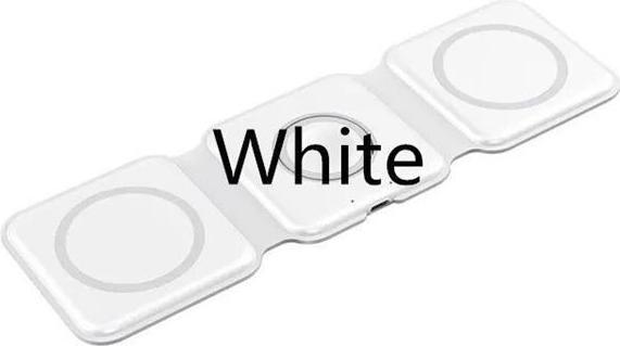 1st Cool 1stCOOL Qi wireless portable charger 3-in-1, MagSafe, black, USB-C (15 W)