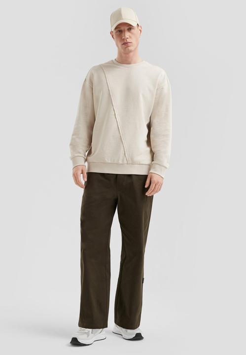 Produktbild s.Oliver Sweatshirt Sweatshirt mit asymmetrischer Teilungsnaht (L)