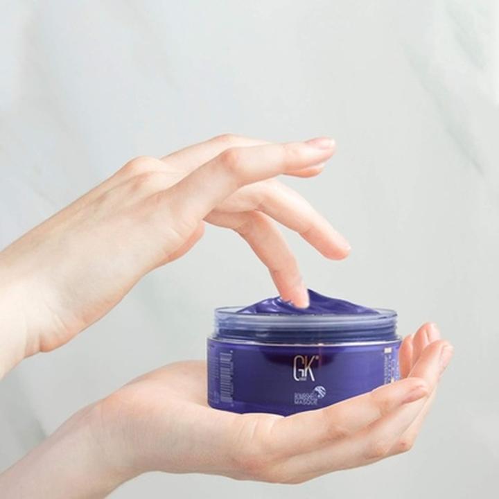 Actual product image Gk Hair Global Keratin Ultra Blonde Bombshell Masque 7.05 Fl Oz 200g