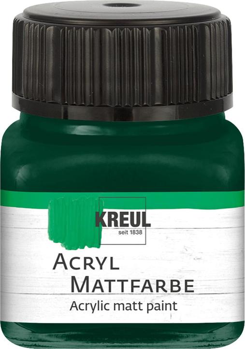 Productafbeelding Kreul Matte acrylverf, 20 ml (Dennengroen, 20 ml)