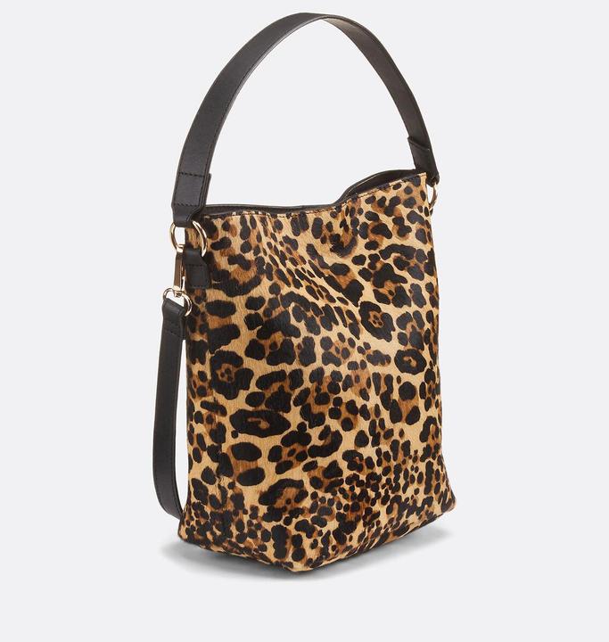 Actual product image La Redoute Collections Bucket Bag Leopard aus Leder