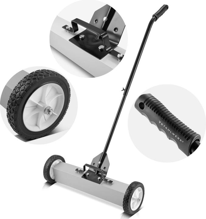 Actual product image Stahlwerk Magnetic floor sweeper MBK-18 ST with 457 mm width 15 kg capacity