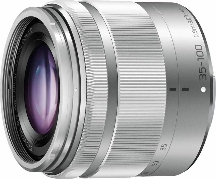 Actual product image Panasonic 35-100mm f/4.0-5.6 ASPH. Mega O.I.S., Silver (Micro Four Thirds, Micro Four Thirds)
