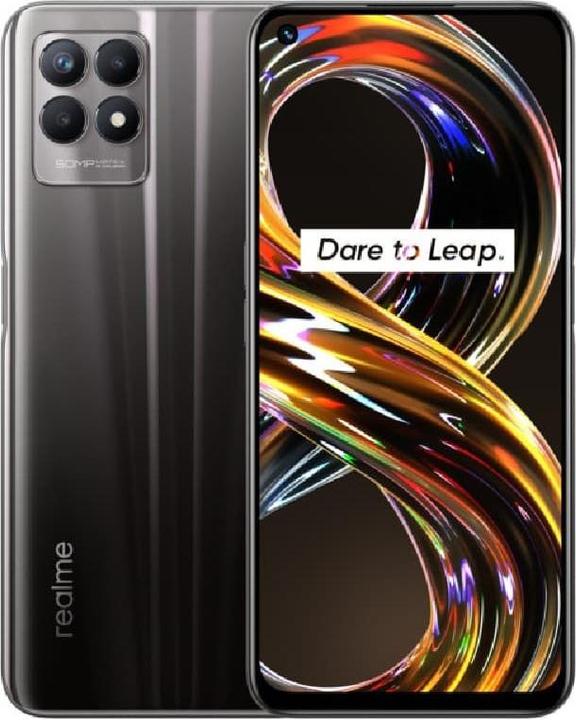 Produktbild realme 8i (128 GB, Space Black, 6.60", Dual SIM + SD, 4G)