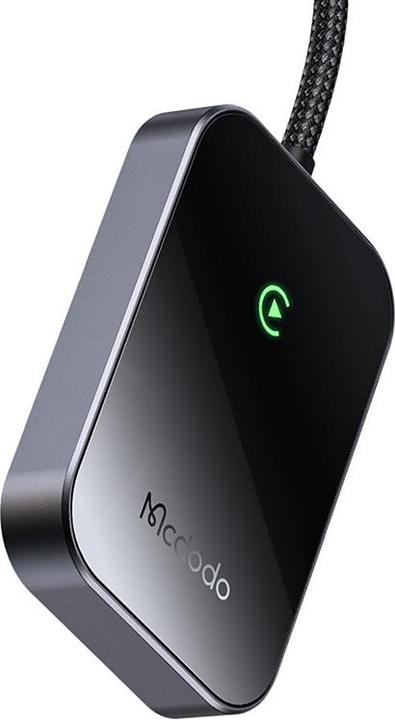 Actual product image Mcdodo CarPlay wireless adapter with USB cable CA-7210 black