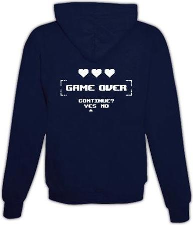 Immagine prodotto Schwesternuhr Felpa con cappuccio Game over Unisex (XXL)