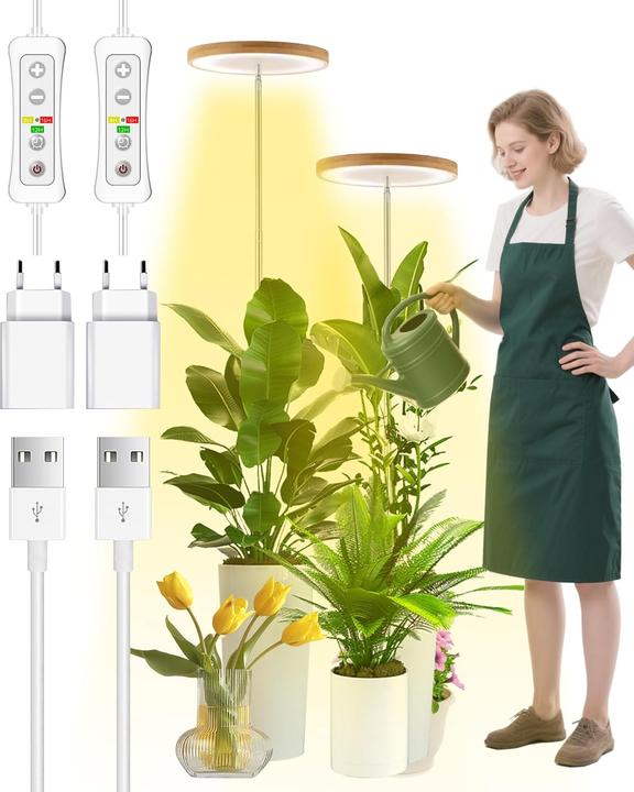 BeautieBeam LED Wachstumslampe 2er Set (LED, 5 V)