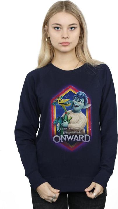 Actual product image Disney Womens/Ladies Onward Laurel And Blazey Crest Sweatshirt (L)