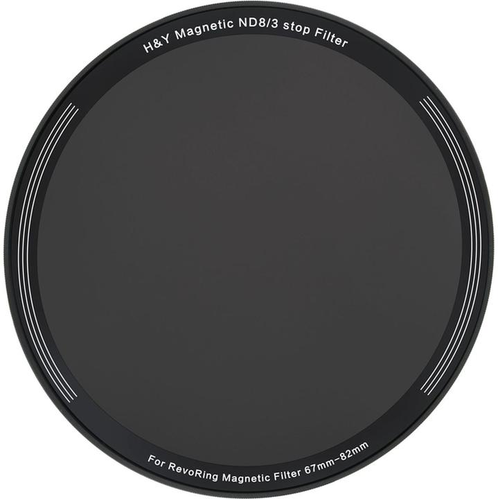 H&Y ND8 Magnetic Clip-on Filter for REVORING 67-82mm (82 mm, ND / grijsfilter)