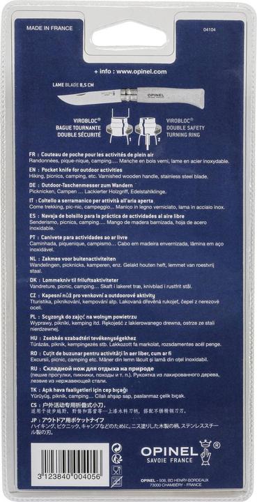 Produktbild Opinel No 08 Taschenmesser, Blister (8.50 cm)