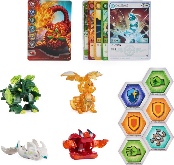 Actual product image Bakugan BTB Legends Collection 4 Pack S5