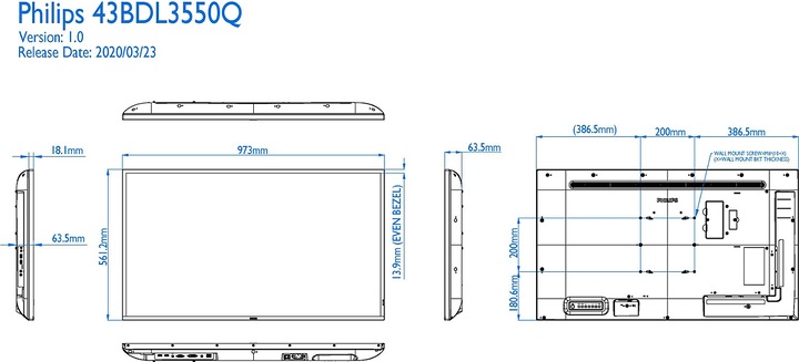 Image du produit Philips Q-Line (3840 x 2160 pixels, 43")