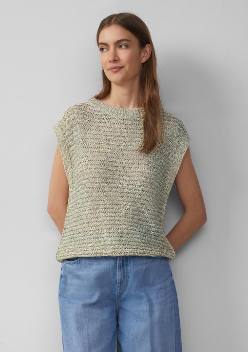 Produktbild S.Oliver Strickpullover Relaxed-Fit-Pullunder aus Ajourstrick (42)