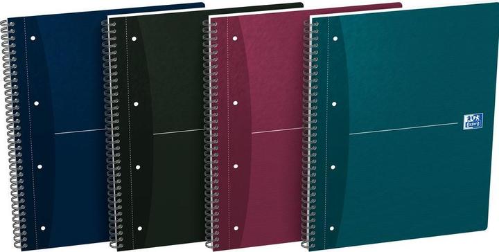 Image du produit Oxford Livre spirale (A4, Quadrillé, Couverture rigide)