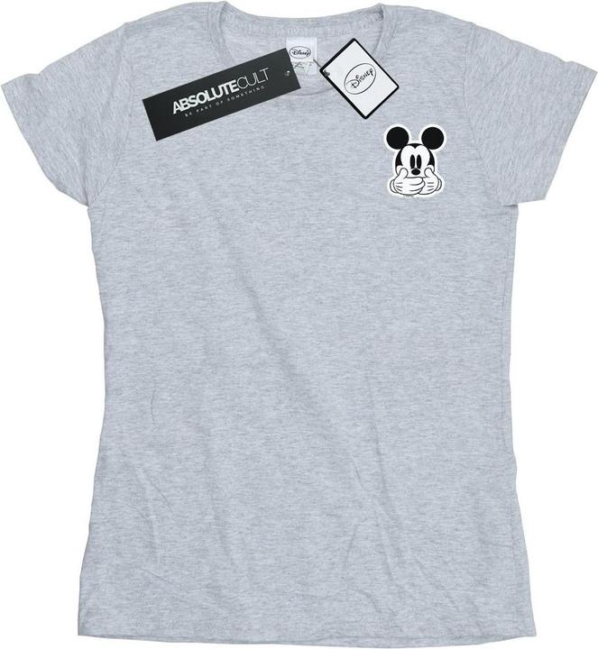 Immagine prodotto Disney Mickey Mouse Dont Speak Breast Print Maglietta Donna (XL)