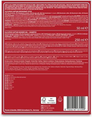 Actual product image Old Spice Set Captain +Bottle Opener (Stick, 50 ml)