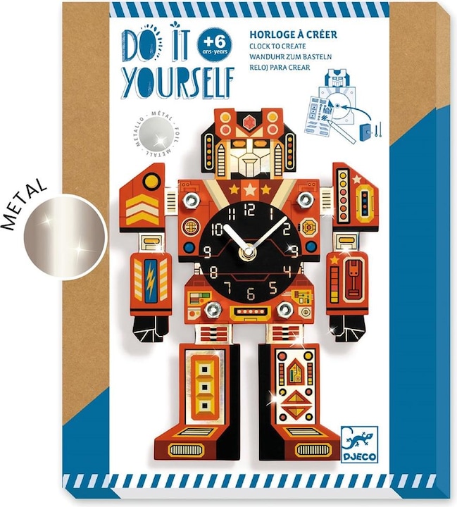 Productafbeelding Djeco DIY - Uhr Robotime