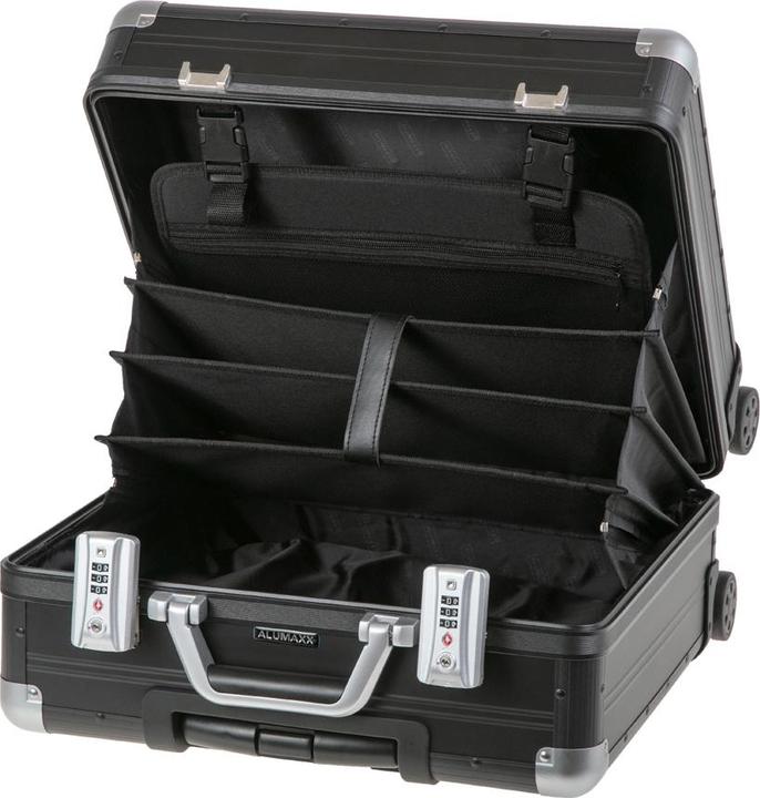 Image du produit Alumaxx Valise de pilote GEMINI aluminium noir (32 l, Bagage à main (jusqu'à 50l))