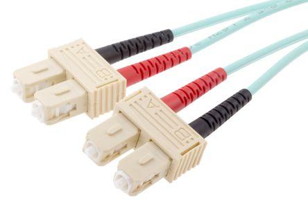 Image du produit RS PRO Cordon de brassage multimode SC - SC Aqua 5m (0.27 m)