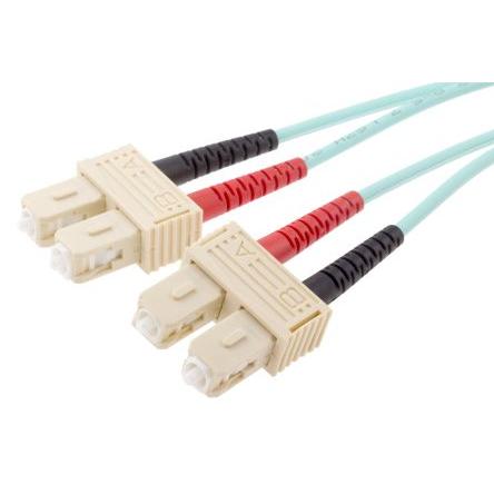 Rs Pro Patchcord Multimode  SC - SC Aqua 5m (5 m), Netzwerkkabel
