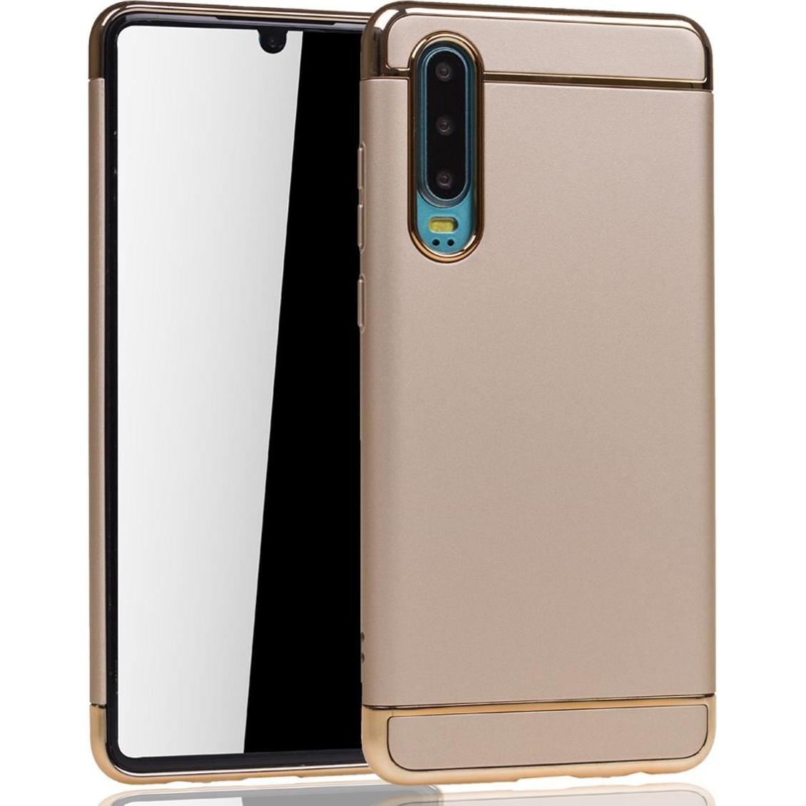 Thumbnail - König Design Huawei P30 Hülle Case Handy Cover Schutz Tasche Schutzhülle Bumper Etuis Gold (Huawei P30), Smartphone Hüll...