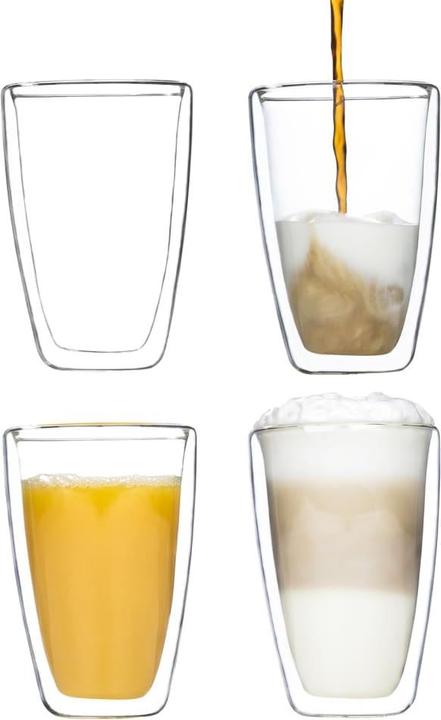 Actual product image Fs-Star Latte Macchiato Glass Set of 2 Double Walled (400 ml, 2 x)