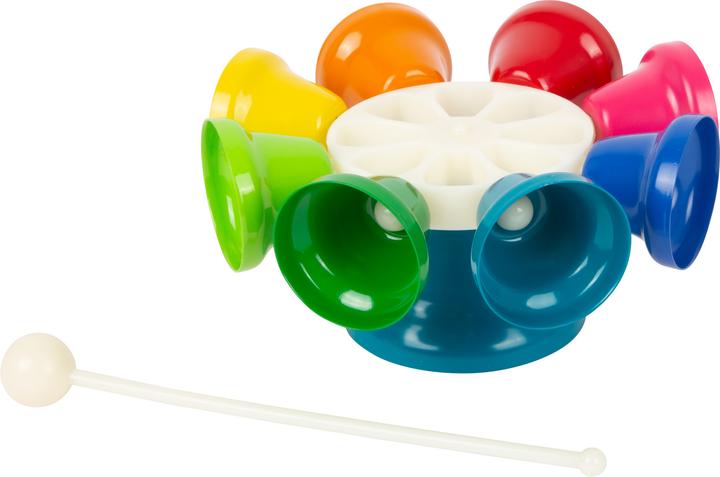 Actual product image small foot Bell Carousel (German, French, Italian, English)