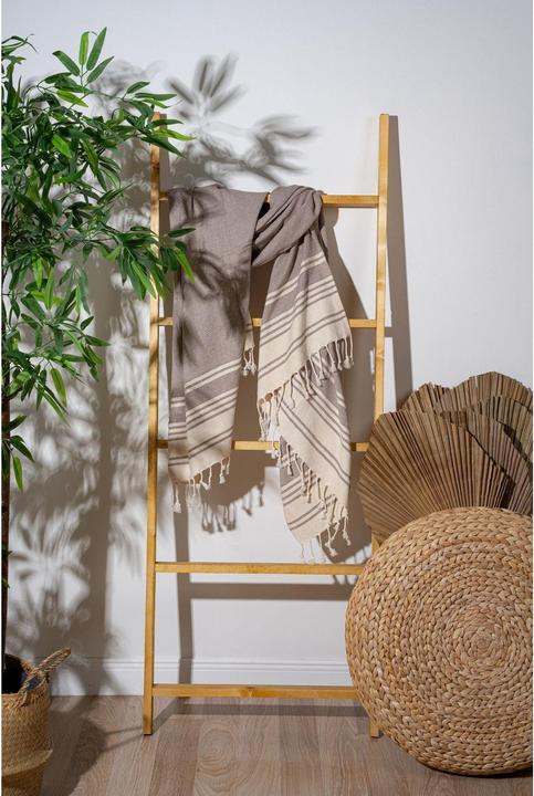 Produktbild Foutastic Strandtuch New Diamond Light Brown, Schnelltrocknend: Ja (170 x 90 cm)