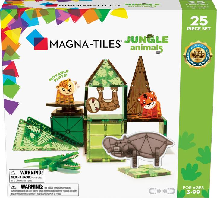 Actual product image Magna-Tiles Jungle Animals Set