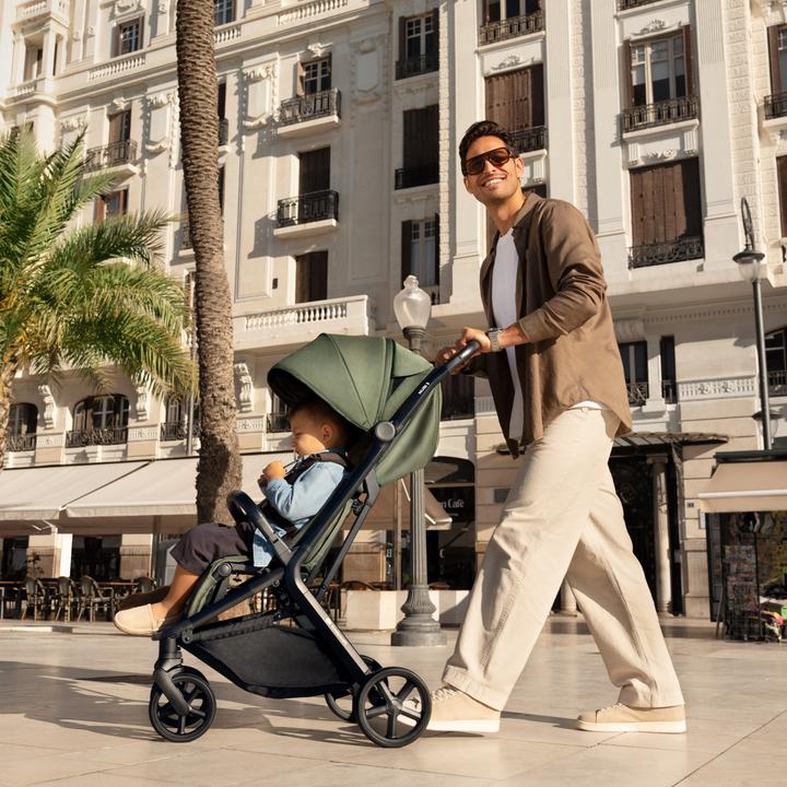 Actual product image KinderKraft Compact Stroller NUBI 3 beige