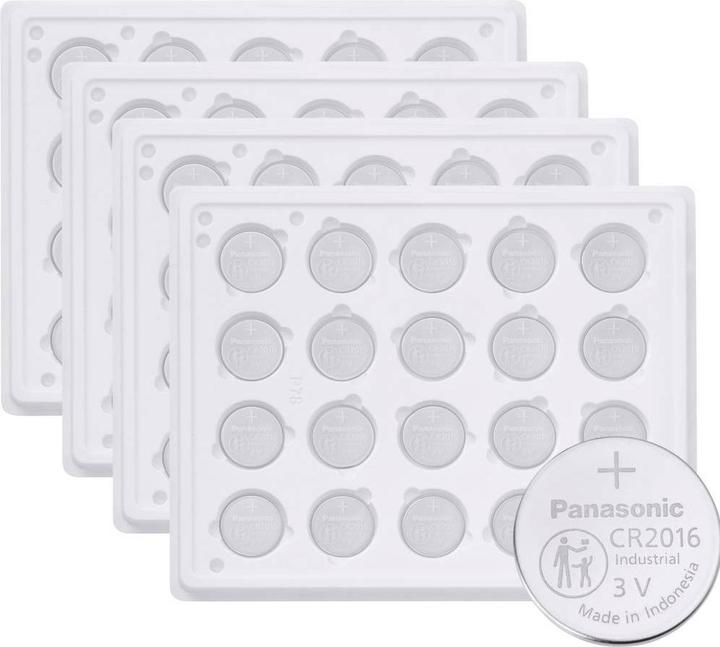 Actual product image Panasonic Knopfzelle CR 2016 3 V 800 St. 90 mAh Lithium CR2016 (800 pcs., CR2016, 90 mAh)
