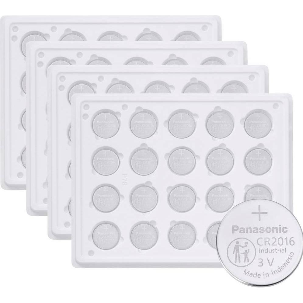 Panasonic Knopfzelle CR 2016 3 V 800 St. 90 mAh Lithium CR2016 (800 Stk., CR2016, 90 mAh), Batterien