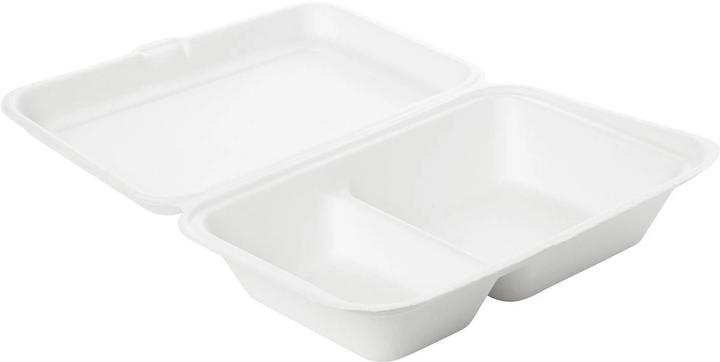 Produktbild Biopak Menübox 2-Teilung 770 ml, 50 Stück