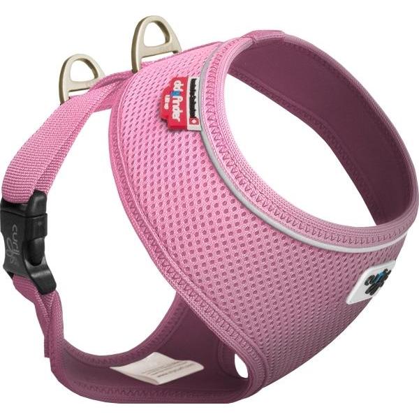 Curli basic sele Air-Mesh pink L (L, Hund), Halsband + Leine