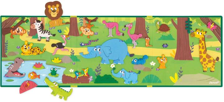 Actual product image Janod Magnetistories Afr Animals (German)