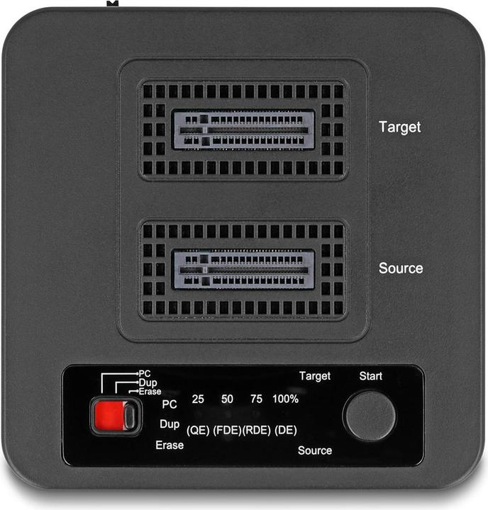 Actual product image Delock USB 20 Gbps M.2 Dockingstation für 2 x M.2 NVMe PCIe