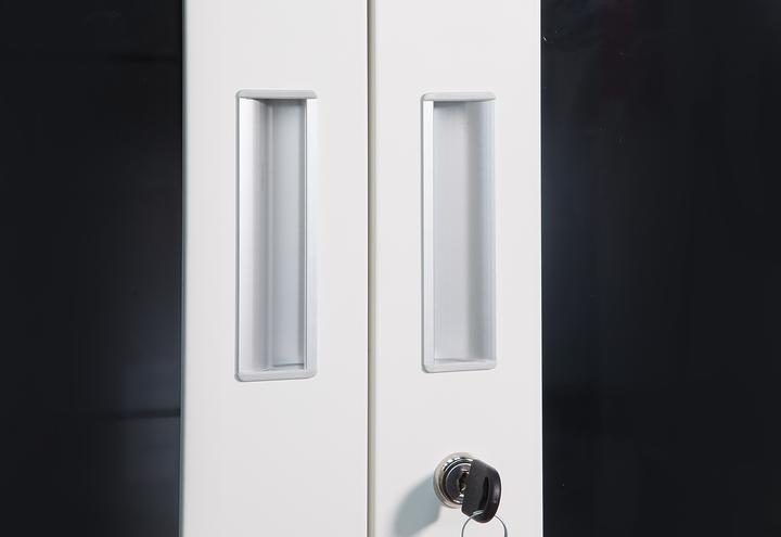 Produktbild Jet-Line Aktenschrank UFA dunkelgrau weiss