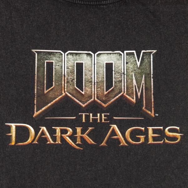 Productafbeelding Dpi Merchandising DOOM: The Dark Ages T-Shirt Washed Out ""Logo"" Black (XL)