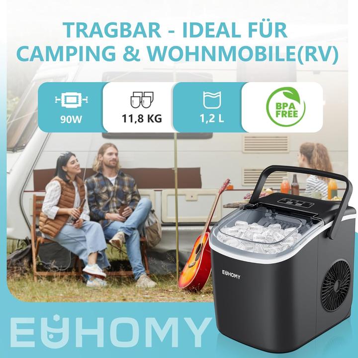 Actual product image Euhomy Eiswürfelmaschine