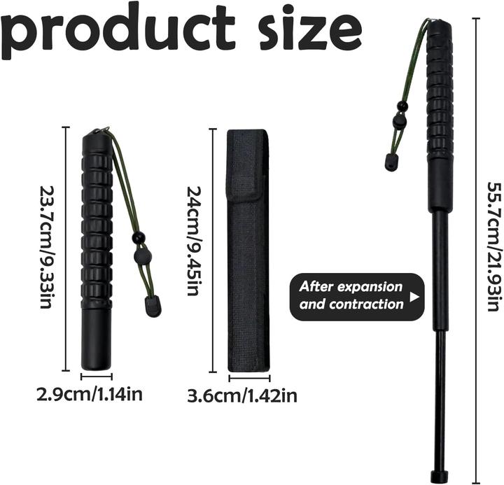 Actual product image Zatixbu Faltbarer Teleskop-Wanderstock