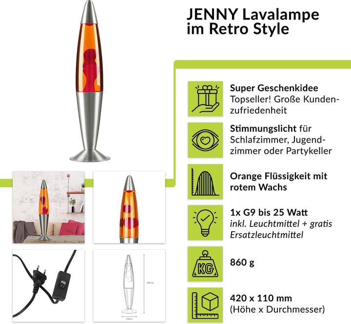 Actual product image Licht-Erlebnisse Jenny (210 lm, G9)