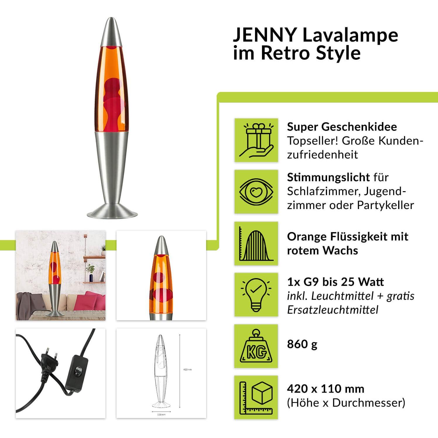 Thumbnail - Licht-Erlebnisse, Tischlampe, Jenny (210 lm, G9)