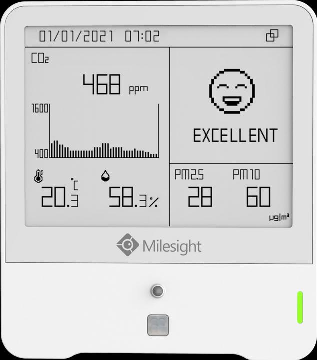 Immagine prodotto Milesight sensore di monitoraggio dell'ambiente interno iot lorawan am319 o3