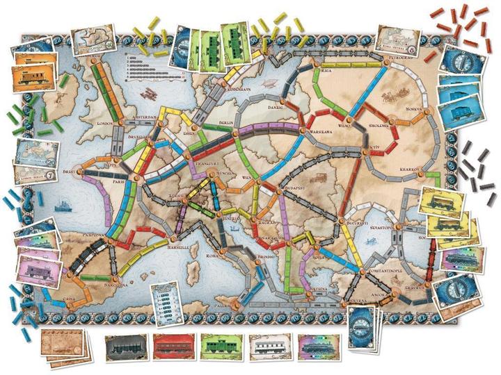 Produktbild Days of Wonder Ticket To Ride - Europe (Norwegisch, Finnisch, Dänisch, Schwedisch)